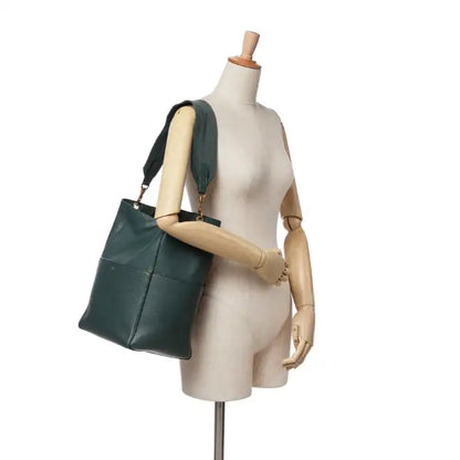 Celine Medium Leather Seau Sangle Bucket