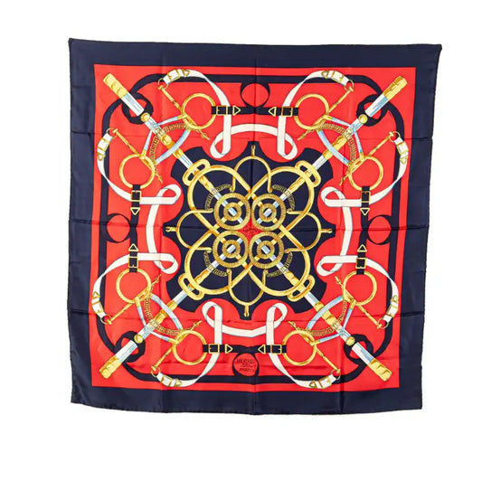 Hermès Eperon d'Or Silk Scarf