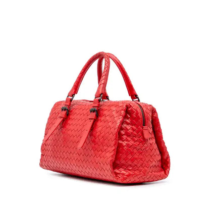 Bottega Veneta Nappa Intrecciato Boston Bag