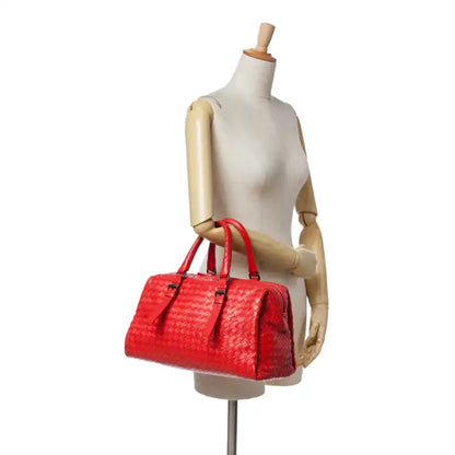 Bottega Veneta Nappa Intrecciato Boston Bag