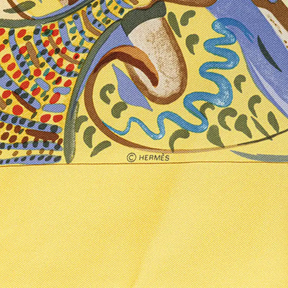 Hermès Les Perles de Turkana Silk Scarf