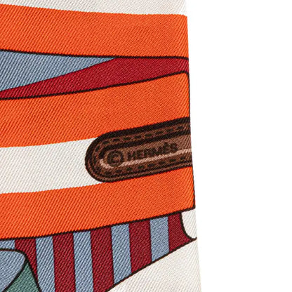 Hermès Sangles Silk Twilly Scarf