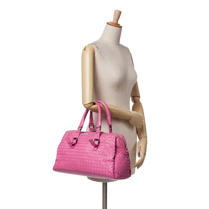 Bottega Veneta Nappa Intrecciato Boston Bag