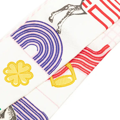 Hermès Garde Robe Pop Silk Twilly Scarf