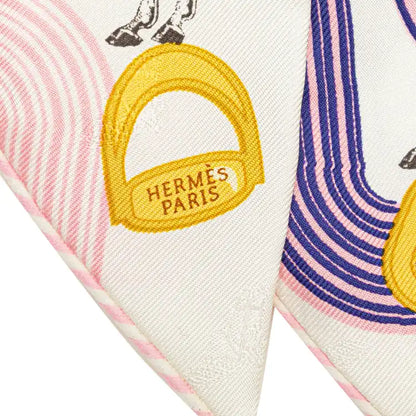 Hermès Garde Robe Pop Silk Twilly Scarf
