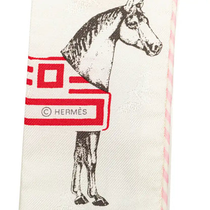 Hermès Garde Robe Pop Silk Twilly Scarf