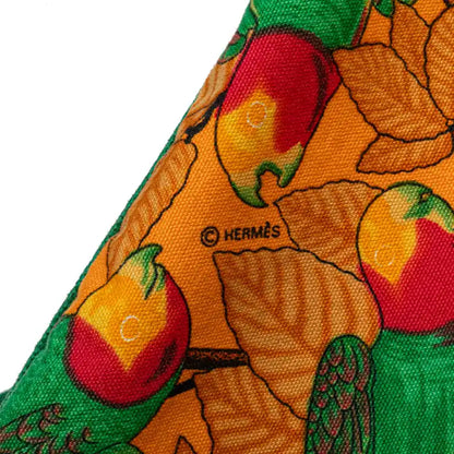 Hermès Toile Les Perroquets Bucket Bag