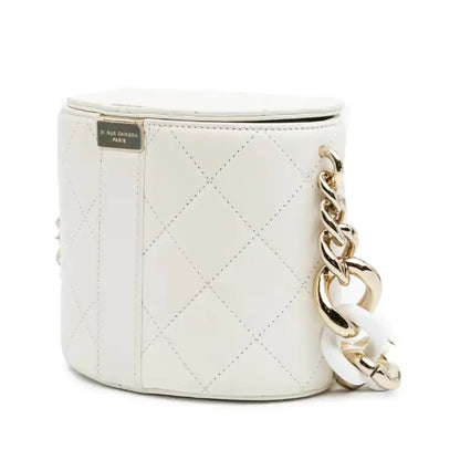 Chanel CC Lambskin Elegant Chain Vanity Case