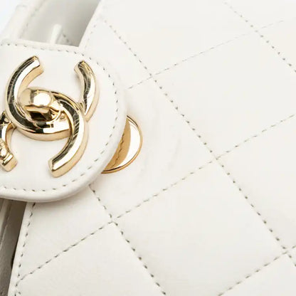 Chanel CC Lambskin Elegant Chain Vanity Case