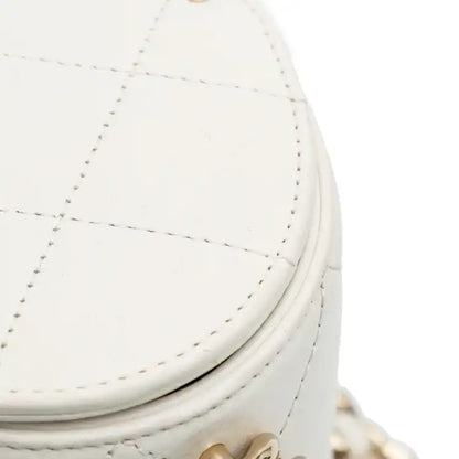 Chanel CC Lambskin Elegant Chain Vanity Case