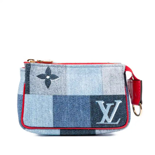Louis Vuitton Micro Monogram Denim Patchwork Pochette Accessoires
