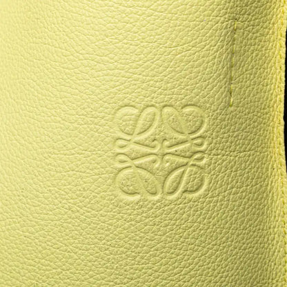 LOEWE Bicolor Calfskin and Raffia Gate Bucket Bag