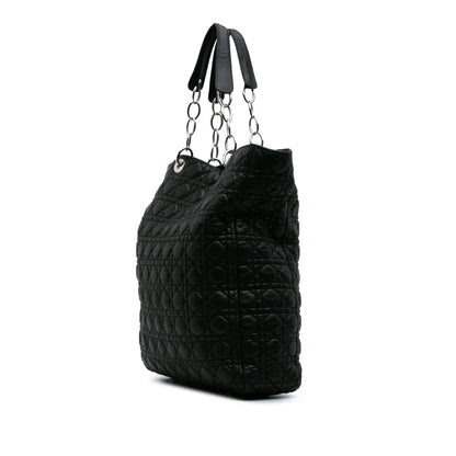 Lady Dior Lambskin Cannage Soft Shopping Tote