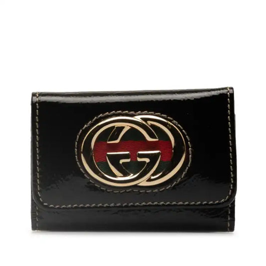 Gucci Britt Leather Key Holder