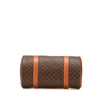 Celine Macadam Coated Canvas Boston Bag