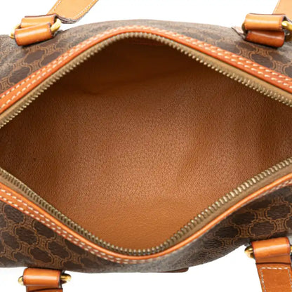 Celine Macadam Coated Canvas Boston Bag