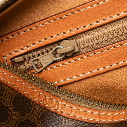Celine Macadam Coated Canvas Boston Bag