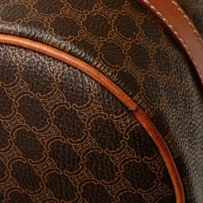 Celine Macadam Coated Canvas Boston Bag