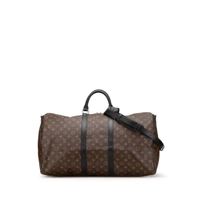 Louis Vuitton Monogram Macassar Keepall Bandouliere 55