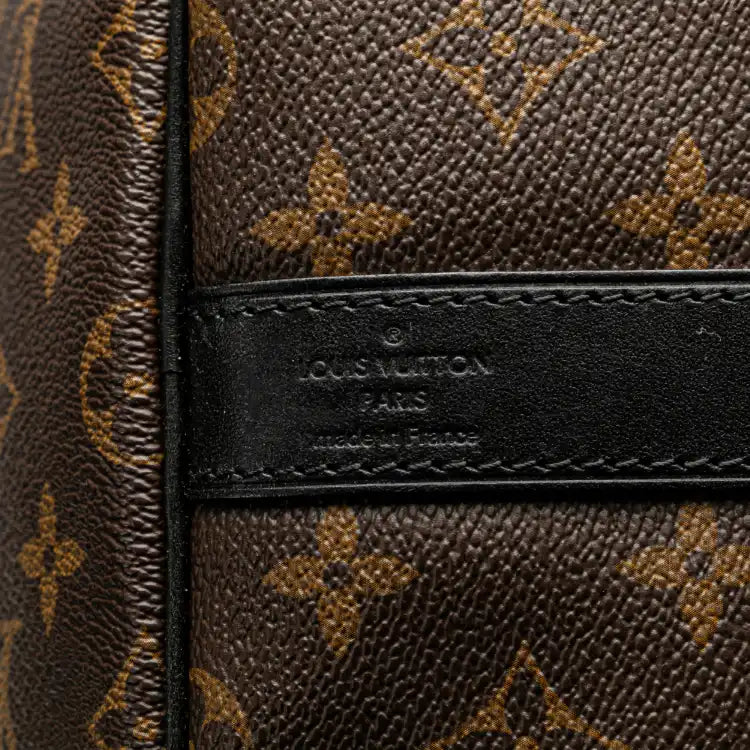 Louis Vuitton Monogram Macassar Keepall Bandouliere 55