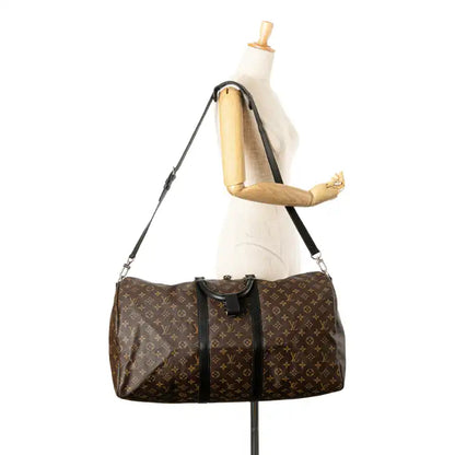 Louis Vuitton Monogram Macassar Keepall Bandouliere 55