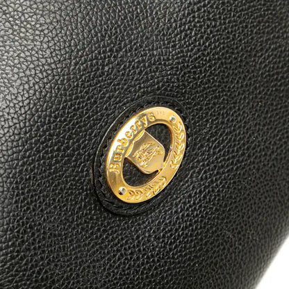 Burberry Leather Boston Bag