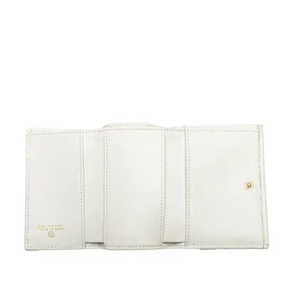Chanel CC Quilted Caviar Trifold Flap Wallet