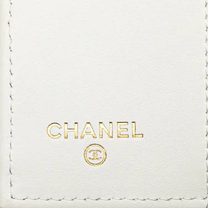 Chanel CC Quilted Caviar Trifold Flap Wallet