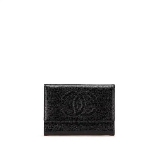 Chanel CC Caviar Trifold Wallet