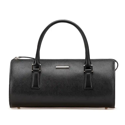Burberry Leather Boston Bag