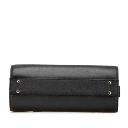 Burberry Leather Boston Bag