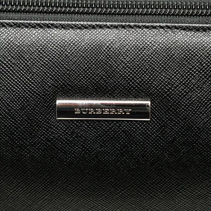 Burberry Leather Boston Bag