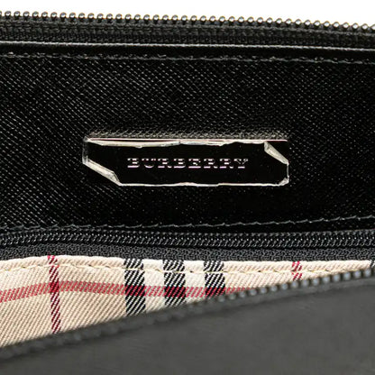 Burberry Leather Boston Bag