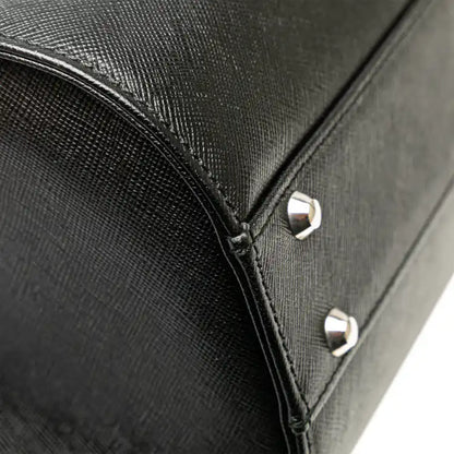 Burberry Leather Boston Bag
