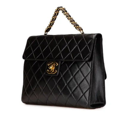 Chanel CC Quilted Lambskin Double Sided Flap