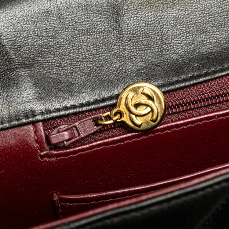 Chanel CC Quilted Lambskin Double Sided Flap