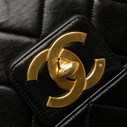 Chanel CC Quilted Lambskin Double Sided Flap