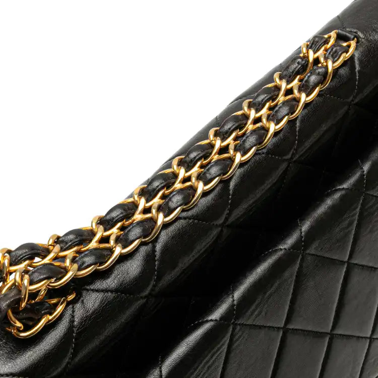Chanel CC Quilted Lambskin Double Sided Flap
