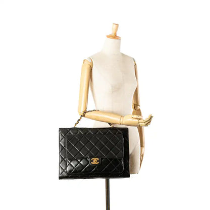 Chanel CC Quilted Lambskin Double Sided Flap