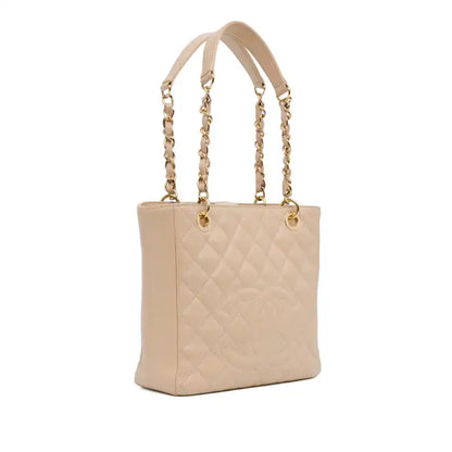 Chanel Caviar Petite Shopping Tote