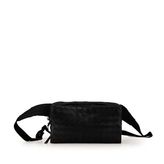 Bottega Veneta Nylon and Calfskin Intrecciato Belt Bag