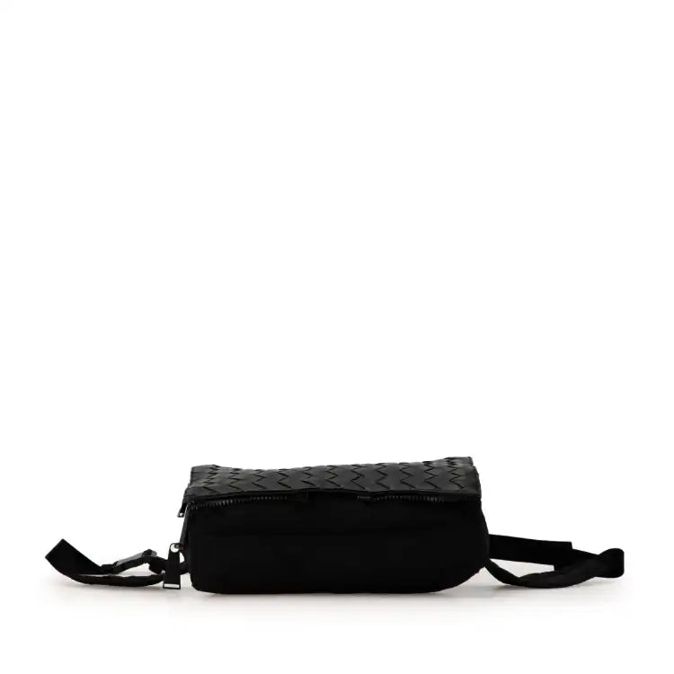 Bottega Veneta Nylon and Calfskin Intrecciato Belt Bag