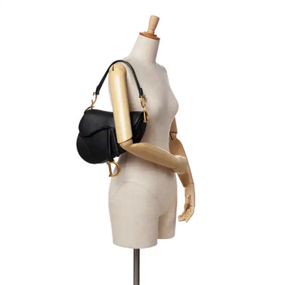 Dior Grained Calfskin Saddle Bag