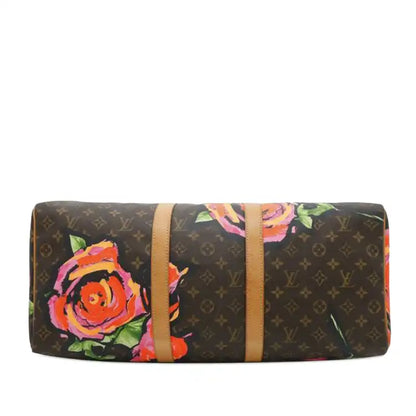 Louis Vuitton Monogram Roses Keepall 50