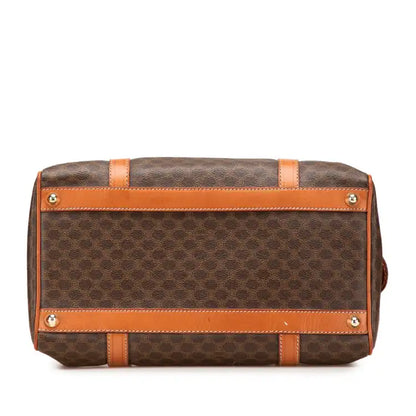 Celine Macadam Coated Canvas Boston Bag