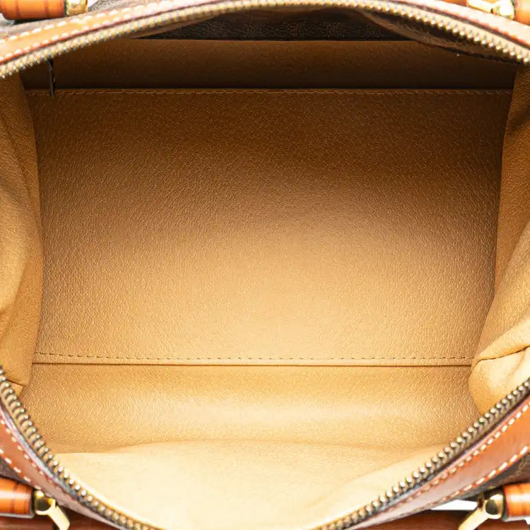 Celine Macadam Coated Canvas Boston Bag