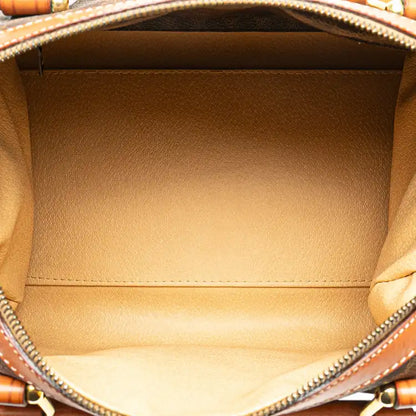 Celine Macadam Coated Canvas Boston Bag