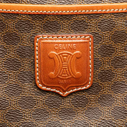 Celine Macadam Coated Canvas Boston Bag