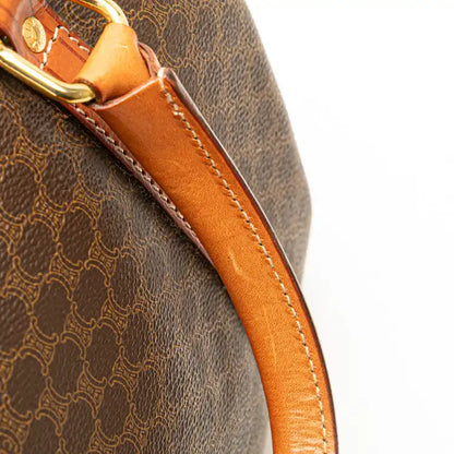 Celine Macadam Coated Canvas Boston Bag