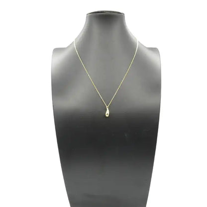 Tiffany 18K Yellow Gold Elsa Peretti Teardrop Pendant Necklace